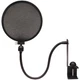 Nady SPF-1 Clamp On Microphone Pop Filter w Boom for Studio Recording Mic SPF1