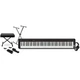 Casio CDP-S110 Compact Digital Piano w/Warm Audio WA-CAB Headphone Package Black