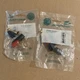 (2) Genuine NEUTRIK NP2XX-SILENT 1/4" Phone Plug Gold Contacts & Red Shell
