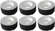 (6) Rolls Rockville Pro Audio/Stage Wire ROCK GAFF Black Gaffers Tape 2"x100 Ft
