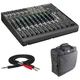 Mackie 1402VLZ4 with Gator G-MIXERBAG-1515 and Cable