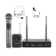 Phenyx Pro Wireless Microphone System,Metal Wireless Mic Set w/Handheld/Bodyp...