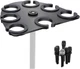 Microphone Holder, Multi Mic Holder for Wired multi microphone holder black 