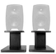 Rockville 8&rdquo; Black Studio Monitor Speaker Stands For Genelec M030AM Monitors