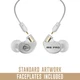  MEE audio M6 PRO 2nd Generation + MEE PRO Artwork Faceplates Bundle (Clear)