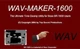 WAV-MAKER-1600 Software Tool for faster Boss BR1600 BR1200 WAV Conversion