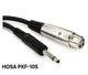 Hosa PXF105 5' XLRF to 1/4 TS Audio Cable