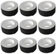 (9) Rolls Rockville Pro Audio/Stage Wire ROCK GAFF Black Gaffers Tape 2"x100 Ft