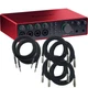 Focusrite Scarlett 18i16 (4th Gen) USB Audio Interface CABLE KIT