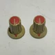 2 PCS Original TASCAM Knob RED / BEIGE for M-1600 & Others -  Mixer Vintage Part