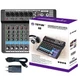 TEYUN 8 Channel Audio Mixer Professional Portable Mixer Sound Table Board Digita