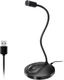 JOUNIVO USB Microphone, 360 Degree Adjustable Gooseneck Design, Mute Button & LE
