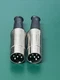 SWITCHCRAFT 12BL6M 6-Pin Straight DIN Male Connector (LOT OF 2)