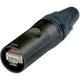 1PC NEUTRIK USA NE8MX6-B RJ45 Data Plug, Self-Term Cable, Cat 6A, 7.5-9mm O