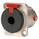 Neutrik NJ3FP6C 1/4" Locking Chassis Jack Nickel
