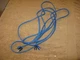 Rockville  2 Ch Blue Twisted Shielded Car Amp RCA Jack Cables Interconnect 12 FT