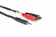 Hosa CMR215 15' 3.5mm TRS to Dual RCA Audio Y-Cable