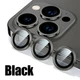 3Pcs black Camera Lens Protector iPhone 11-15 ProMax 14/13 Mini 15 Plus