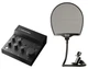 Audio Technica AT-UMX3 USB Live Stream Recording Mixer+Warm Audio Pop Filter