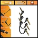 Ultra-Thin Guitar Flat Patch Cables - 3 Pack, 2 Inch Right-Angle, Gold Plated Co