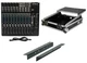 Mackie 1402VLZ4 14-Channel Analog Mixer w/ 6 ONYX Preamps+Rack Ears+Case w/Shelf