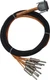 Avid Digidesign MH083 8-Channel Snake, DB25 Male 1/4"" TRS Male, 12' Long Cable
