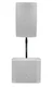 Rockville M20 Thread Air Assist Subwoofer to Speaker Pole Mount For JBL SRX818SP
