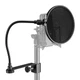HA Pop Filter with Gooseneck and Adjustable Knob (Clamp On) #HA-PF-K