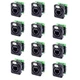 12 Neutrik RJ45 Ethercon Ethernet Pass-Through Panel Mount Connectors