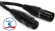 Hosa HMIC-050 Pro Microphone Cable 5-Pack - 50 foot