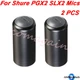 2x For Shure SLX2 PGX2 Mics Cordless Microphone Cup Battery Screw On Cap Cover