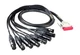 Mogami Gold DB25-XLRF-15 Analog Recorder Cable, 8 Channel, DB25 to XLR-Female...