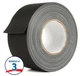 Hosa GFT-450BK 3-inch Gaffer Tape - 60-yard Roll - Black (3-pack)