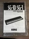 Korg SG-1D/SG-1 Sampling Grand Owner's Manual & Roland W-30 Sound Chart Book