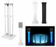 (1) Rockville White Adjustable Totem Speaker Stand For American Audio XSP-12A