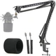 MXL 770 990 Microphone Stand with Pop Filter - Mic Suspension Arm+Sleeve 