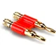 Hosa BNA-260RD Connector Dual Banana Red