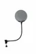 Gator Frameworks*GFW-POPFILTER-MTL*Metal Screen Pop Filter with 12.4" Gooseneck