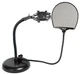 Rockville Studio Gooseneck Stand+Gooseneck+Weighted Base+Shockmount+Pop Filter