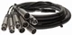 AudioScience CBL1022 XLR HD50 ASI6620 Analog Breakout Cable 2 Stereo Outs 2 Ins