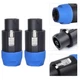 4pcs NL8FC Speakon Connector Twist Lock 8 Pole Audio Cable Plug Neutrik Adapter