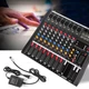 Pro 2/8 Channel Bluetooth Live Sound Card Studio Audio Mixer Mixing Console USB