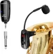XIAOKOA Wireless Microphone for Saxophone, UHF Wireless Microphone for Musica...