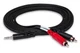 Hosa CMR-215 Stereo Breakout, 3.5 mm TRS to Dual RCA, 15 Feet 15 Feet, Black 