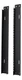 Rockville RAIL12U 12U Reversible Rack Rails With M5 Circle or Square Screw Holes