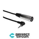 Hosa XVM-110M XLR3M to Right-Angle 3.5mm TRS 10FT CABLE NEW PERFECT CIRCUIT