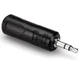 Hosa - GMP-112 - Male Stereo 3.5mm Mini to Female Stereo 1/4" Phone Adapter