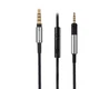 6.5ft Nylon Audio Cable w/Mic For Sennheiser HD598 Cs SR SE HD599 HD 569 HD 579