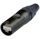 Neutrik NE8MX6-B-T etherCON Cat 6a Cable Connector for 24 AWG or Lower - Black