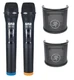 Mackie PF-100 Pop Filter+ EMB EMIC45XL VHF Wireless Handheld 2xMicrophone System